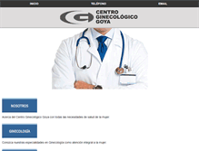 Tablet Screenshot of centroginecologicogoya.com